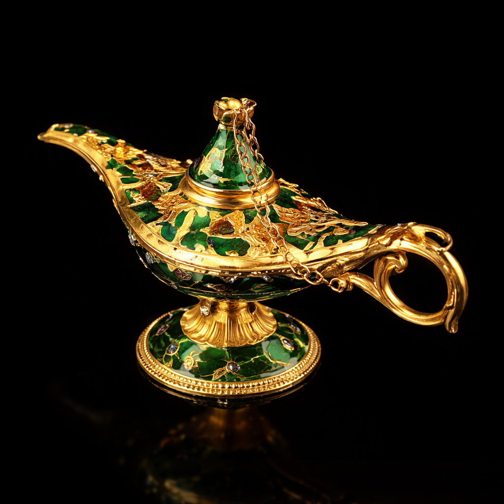 Lâmpada Mágica Aladdin Luxo – Edição Colecionador