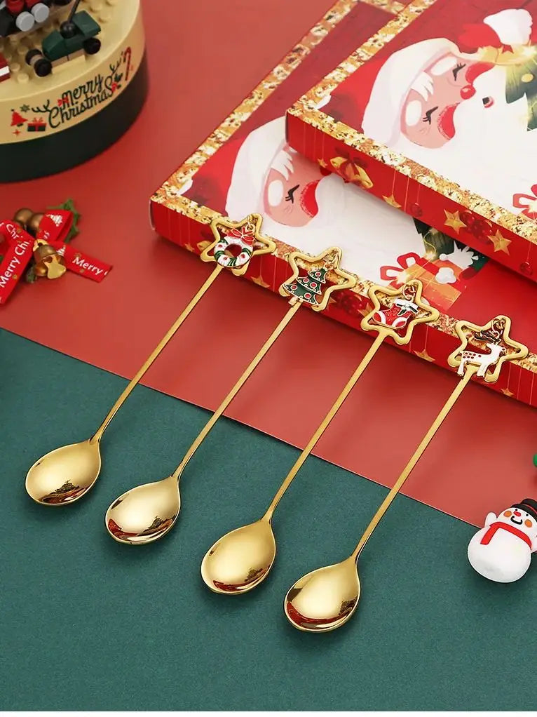 Conjunto de Colheres Natalinas – Edição Luxo