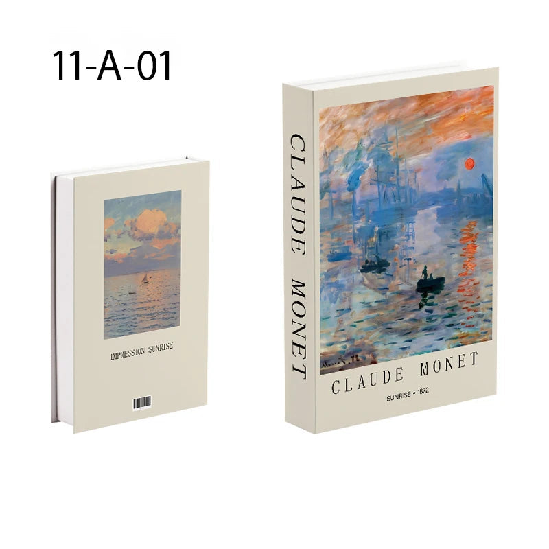 Coleção Claude Monet – Livros Decorativos de Luxo