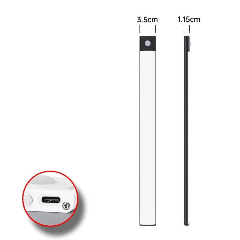 Luminária LED com Sensor de Movimento (Tamanhos: 20/50 cm)