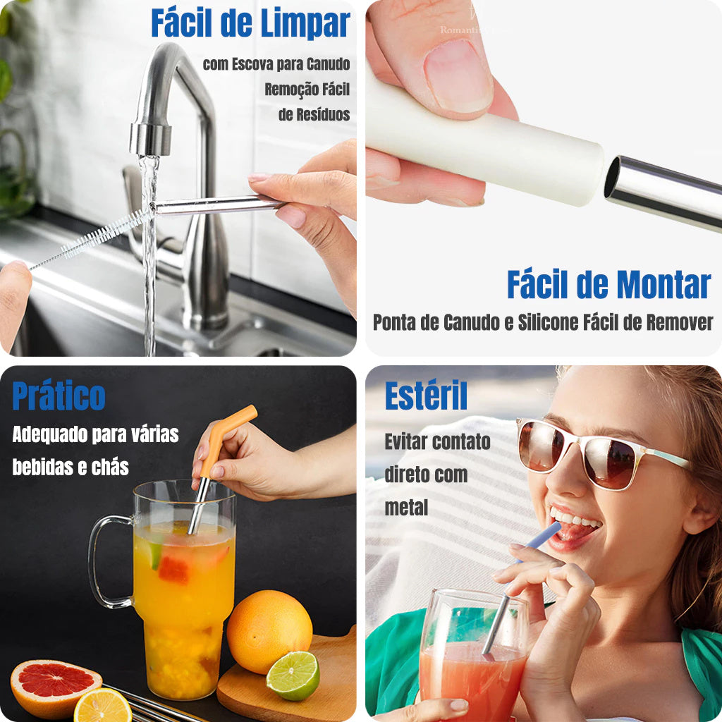 Copo Térmico Premium Vento Livre com Tampa Antivazamento e Canudo 1200ml
