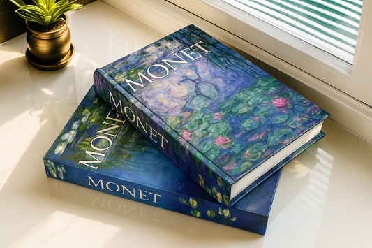 Coleção Claude Monet –  Livros Decorativos de Luxo