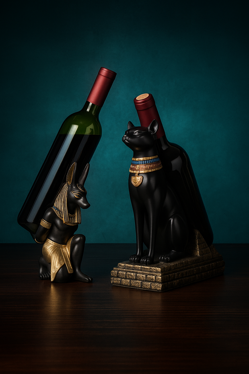 Suporte de Garrafas Egípcio