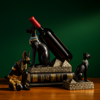 Suporte de Garrafas Egípcio