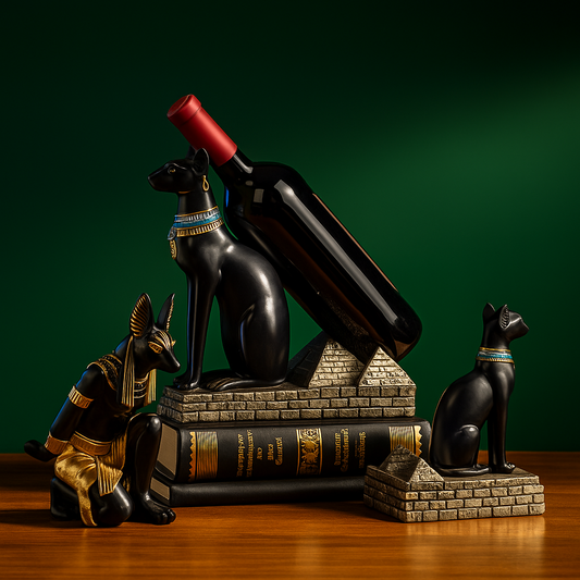 Suporte de Garrafas Egípcio