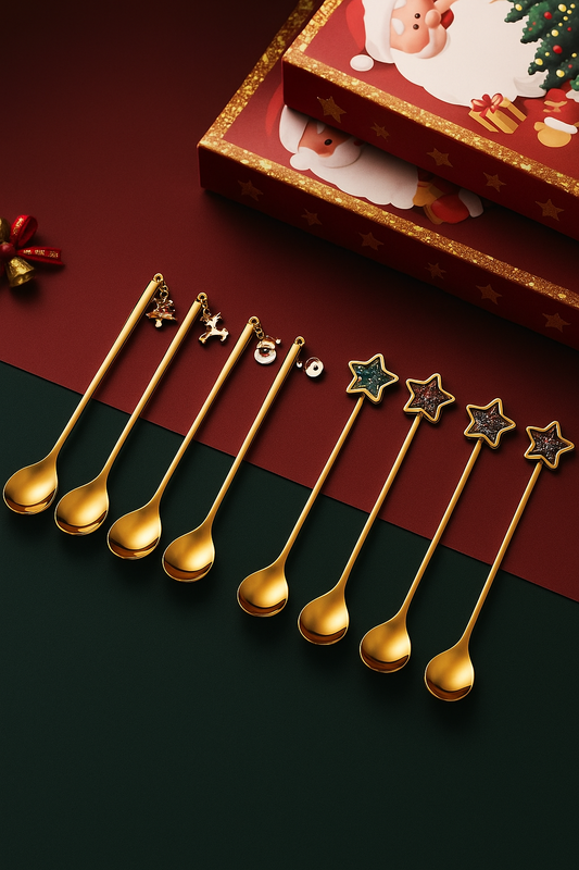 Conjunto de Colheres Natalinas – Edição Luxo