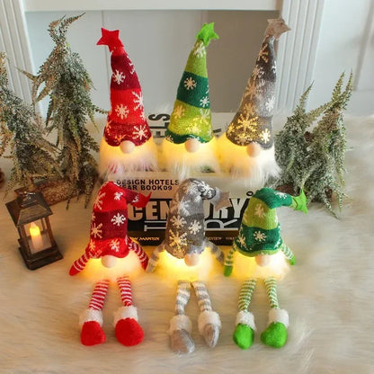 Duende Decorativo de Natal com Luz LED