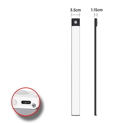 Luminária LED com Sensor de Movimento (Tamanhos: 20/50 cm)